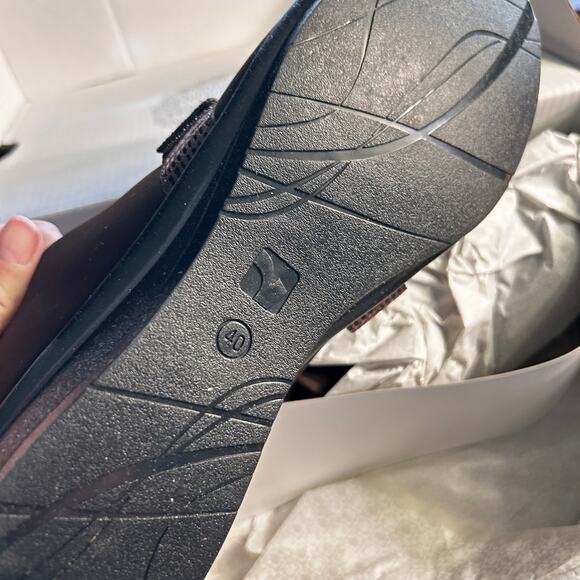 Revere Genoa Stretch Loafers 9 Chocolate Brown NWT NEW Flats Women's Comfort - Picture 9 of 10